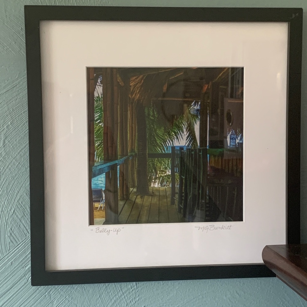MG Burkitt Beach Bar Painting